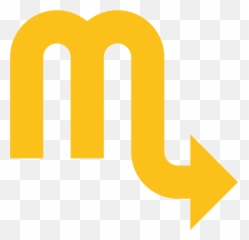 Scorpio Emoji Clipart - Emoji Signo Escorpião,Capricorn Emoji Android