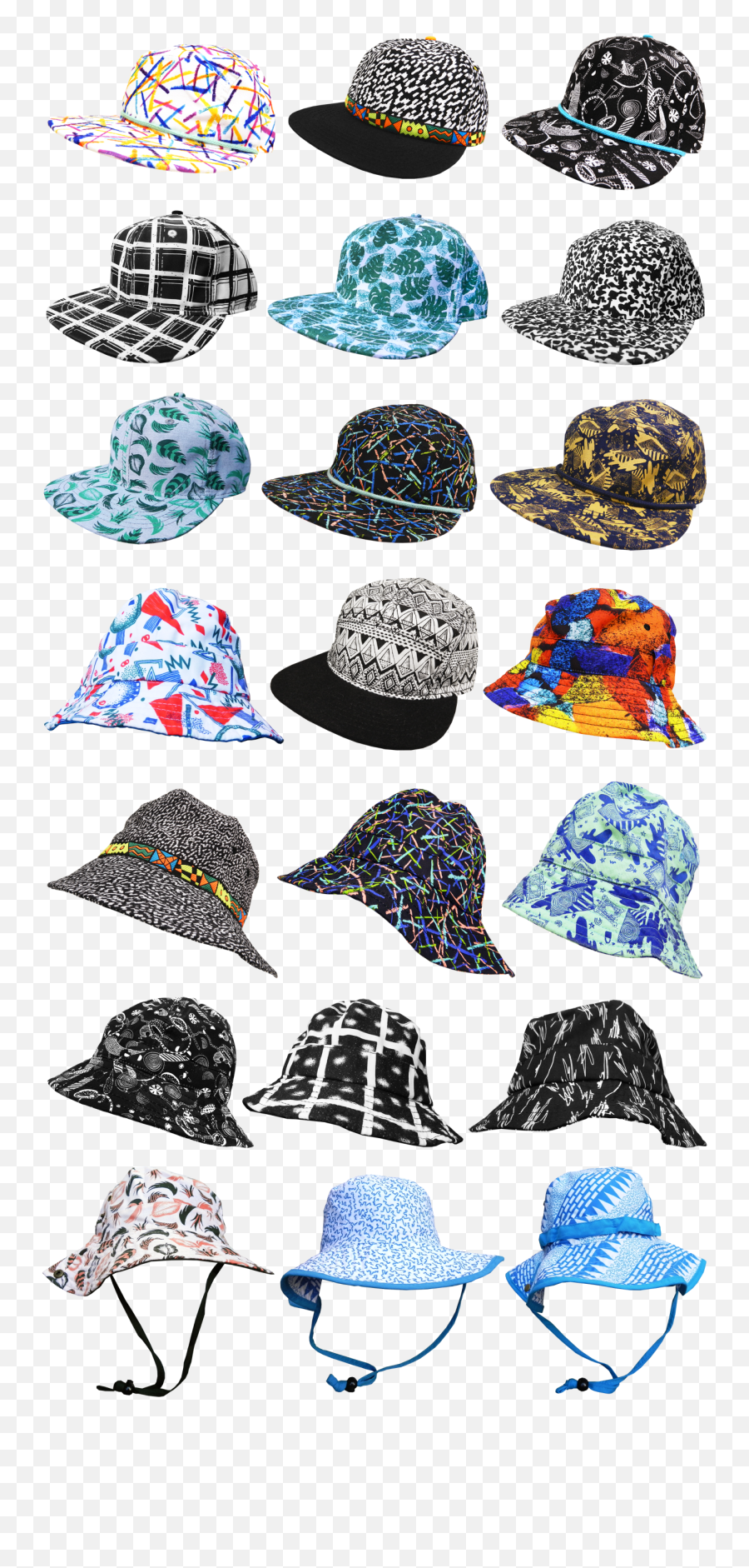 Dark Neon Pattern Hats - For Teen Emoji,Emoji Hats Walmart