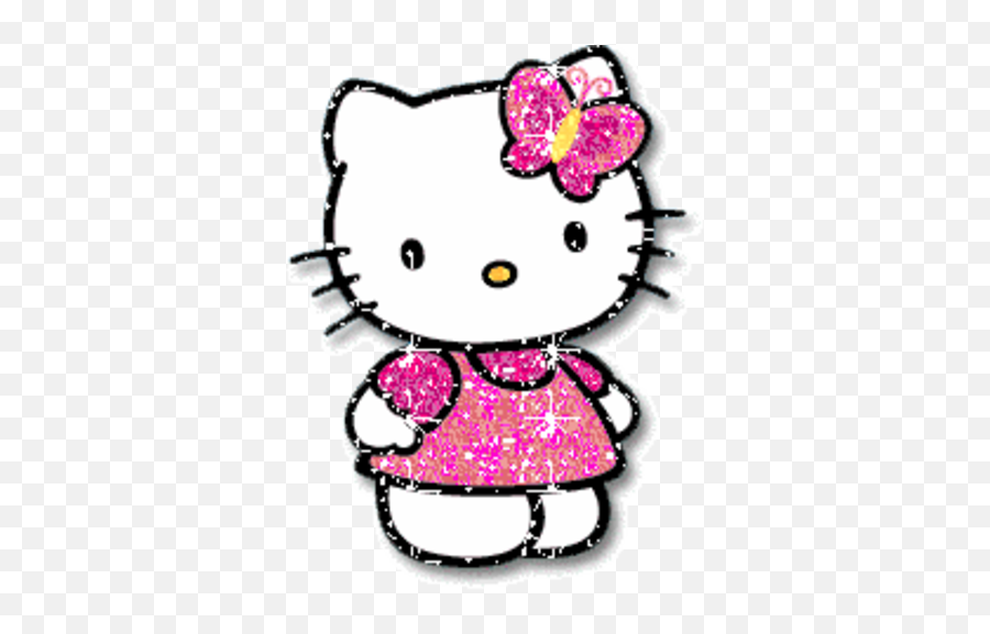 Hello Kitty Gif Image Cat Clip Art - Editable Hello Kitty Invitation Template Emoji,Hello Kitty Emoji Outfit