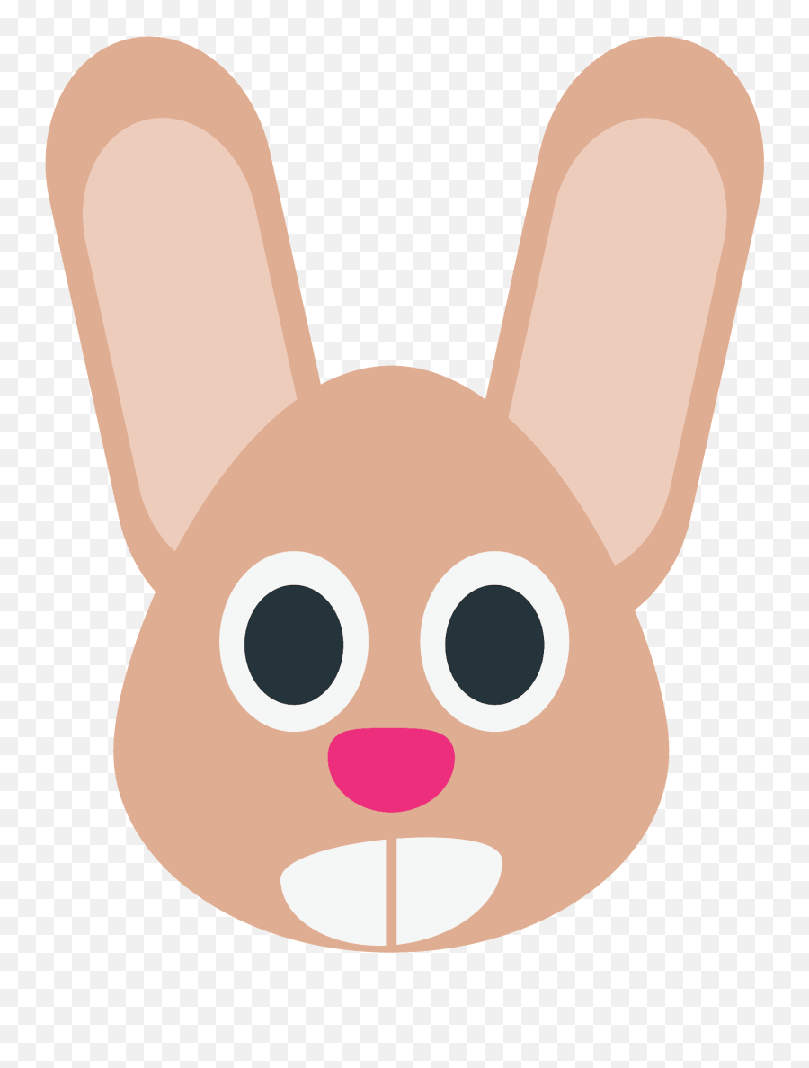 Rabbit Face Emoji Clipart,Rabbit Emojis