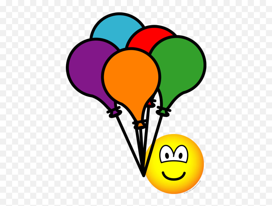 Emoticons - Happy Birthday Balloons Emoji,Emojis Balloons