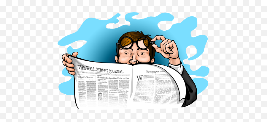 Nerd Man Reading Newspaper News Free Icon Of Geek Nerd - Homem A Ler O Jornal Emoji,Nerdiest Nerd Ever Emoticons
