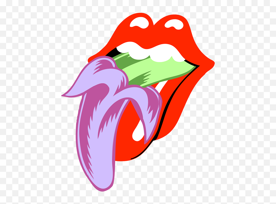 Download Rolling - Rolling Stones Tongue Full Size Png Rolling Stones Facts Emoji,Rolled Tongue Emoji