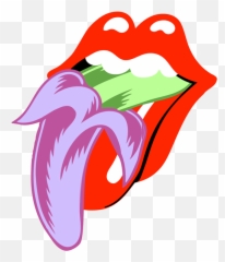 Download Rolling - Rolling Stones Tongue Full Size Png Rolling Stones Facts Emoji,Rolled Tongue Emoji