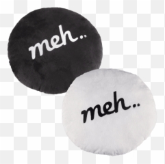Meh Face Pillows - Solid Emoji,Meh Excited Emoticon