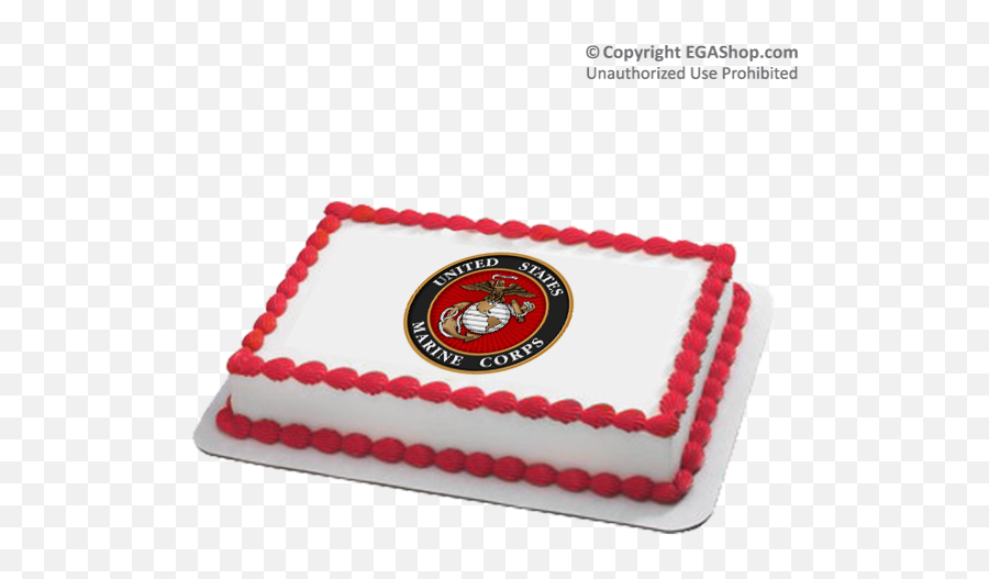 Marine Corps Birthday Cake Ideas - Jedilni Papir Emoji,Birthday Cake Emoticon Red