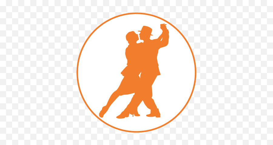 Dancing With Class - Ballroom Dancing Silhouette Png Emoji,Emotion Through Dance Excited