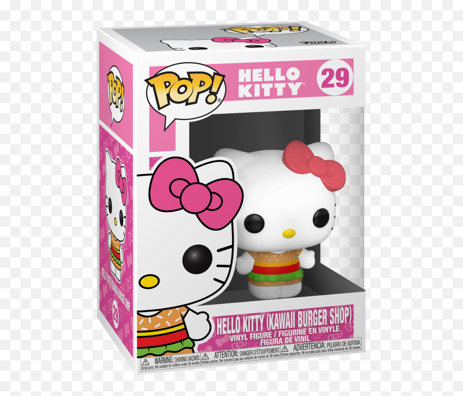 Funko Pop Sanrio Hello Kitty S2 - Hello Kitty Kawaii Burger Shop Funko Pop Hello Kitty Kawaii Burger Shop 29 Emoji,Tree Boy Girl Notes Emoji,