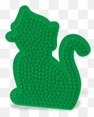 Ses Iron Bead Cat Plate - Pop Century Resort Emoji,Emoticons Perler