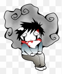 Drawing Sadness Emo Clipart - Full Size Clipart 2419399 Fictional Character Emoji,Emo Kid Emoticon