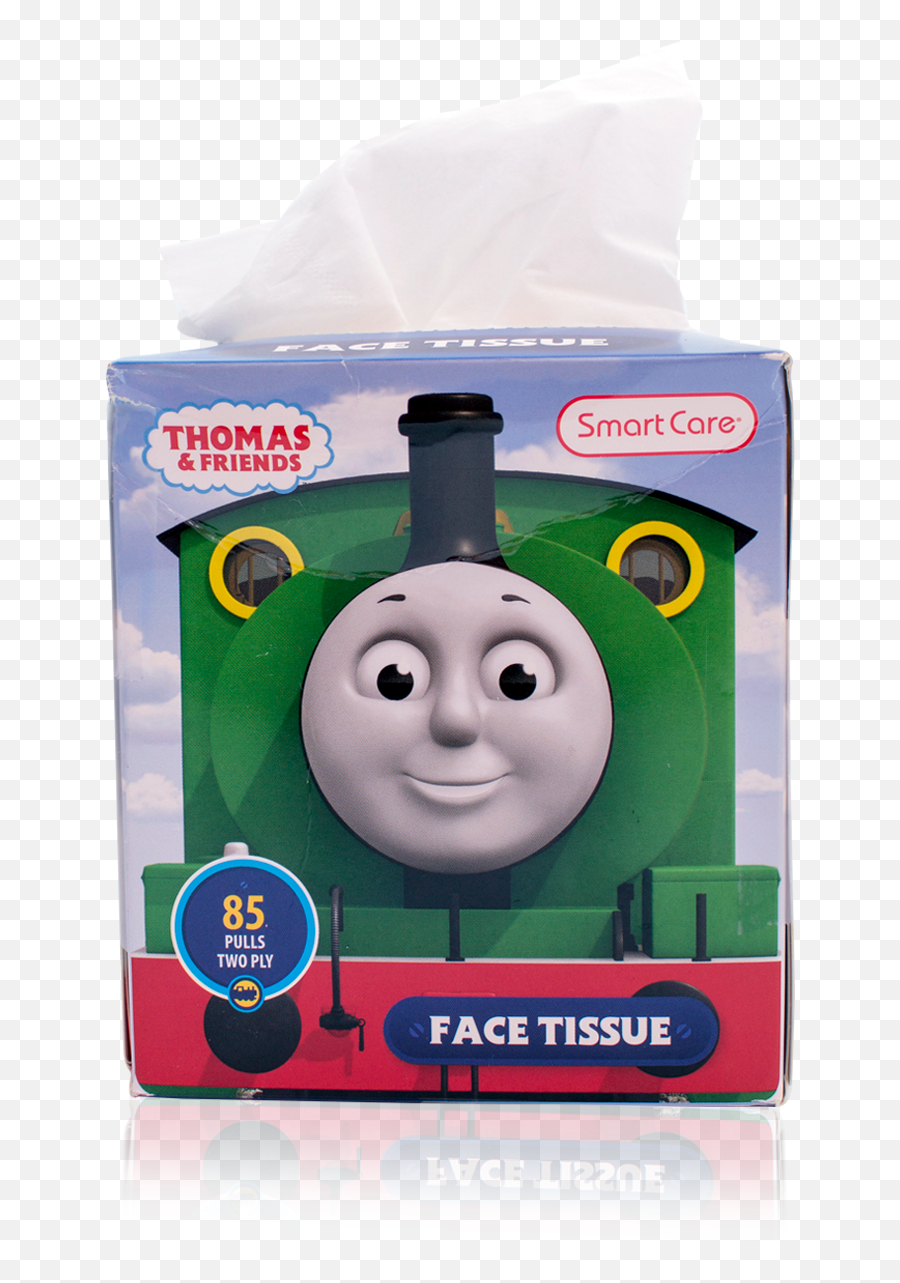 Thomas U0026 Friends Tissue Box 85 Count U2013 Brush Buddies - Thomas Emoji,Thomas O Face Emoji