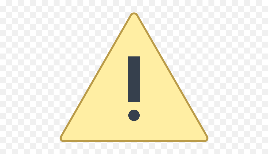 Error Warning Symbol Free Icon Of Responsive Office Icons - Símbolo De Erro Png Emoji,Exclamation Point Triangle Emoticon