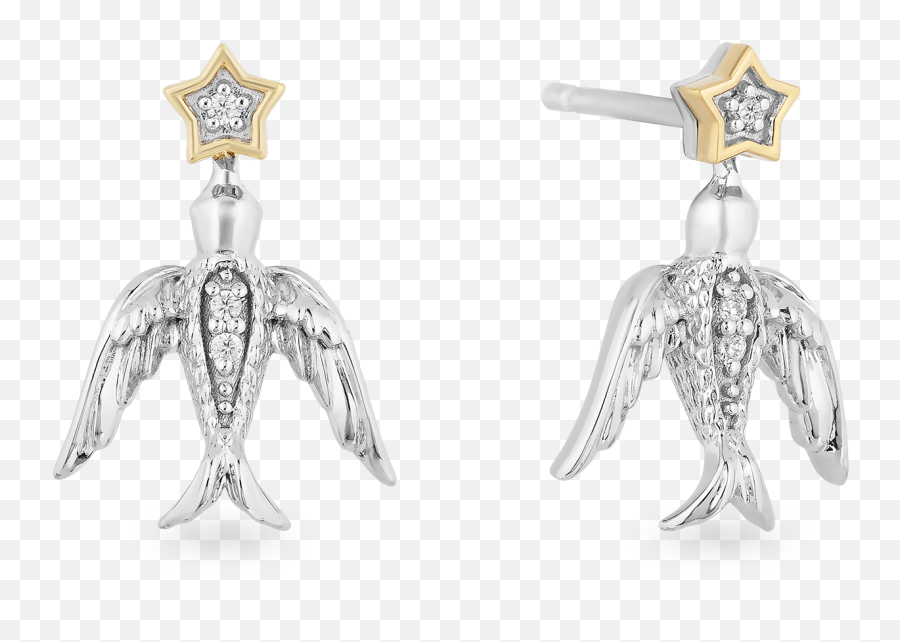 Hallmark Diamonds Stars Swallows Stud - Solid Emoji,Local Stores That Sell Heartfelt Emotions Jewelry