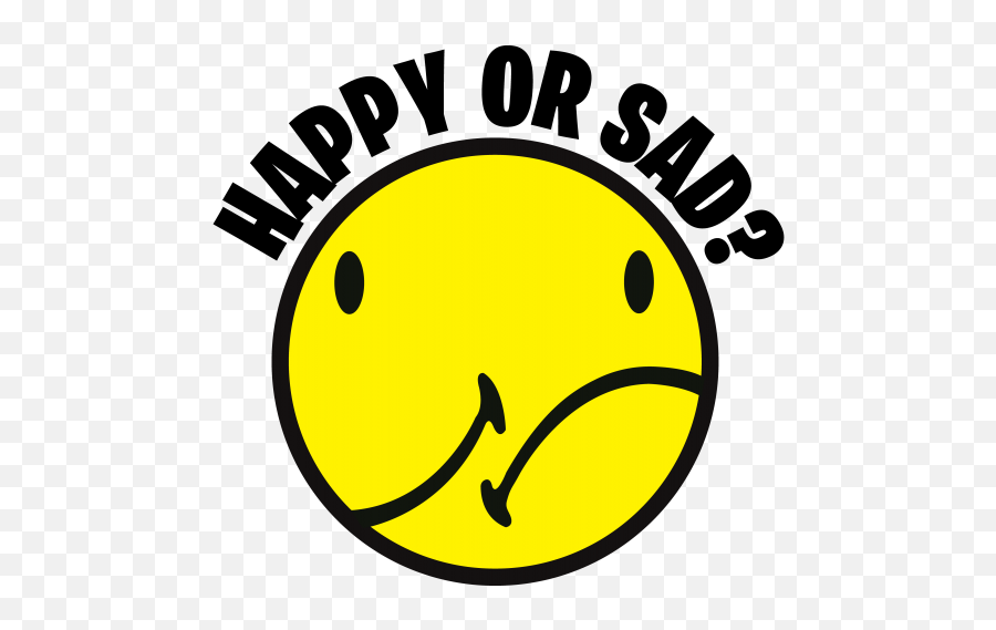 Happy Or Sad Buy T Shirt Design For Commercial Use - Buy T Happy Emoji,Worlds Saddest Emoticon