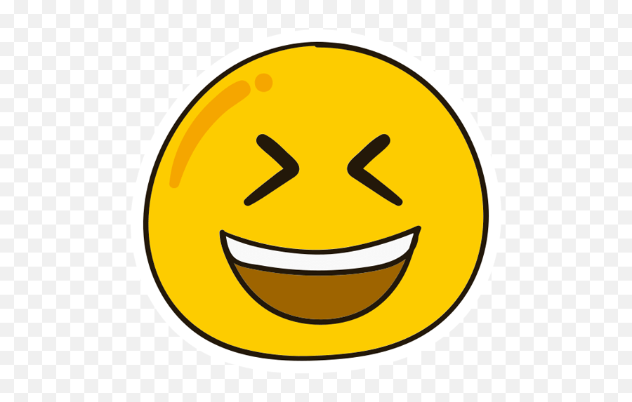 Smiley Wicked Sticker - Design Emoji,Wicked Grin Emoticon