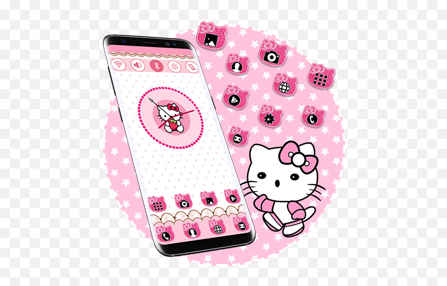 Kitty Launcher - Smartphone Emoji,Emoji Doodle Phone Case