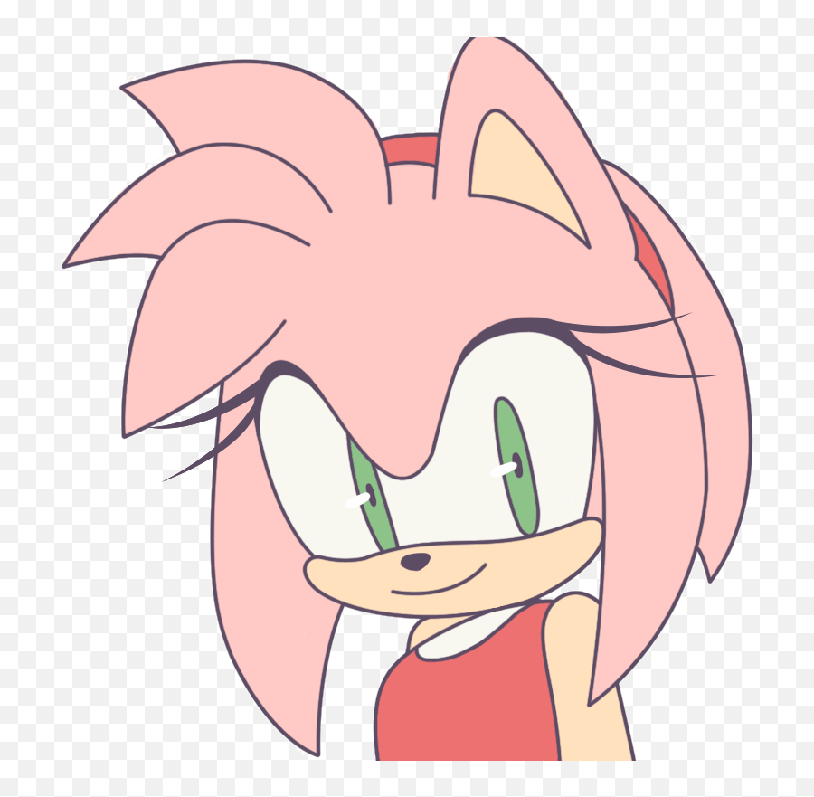 Amy Rose Blink By Amberuzkaa Sonic The Hedgehog Know Your - Amy Rose Blink Gif Emoji,Blinking Emoji