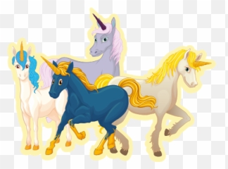 Fairy Tale Realistic Unicorns Decal - Unicorn Flashcard Real Emoji,Animated Super Horse Emoticon
