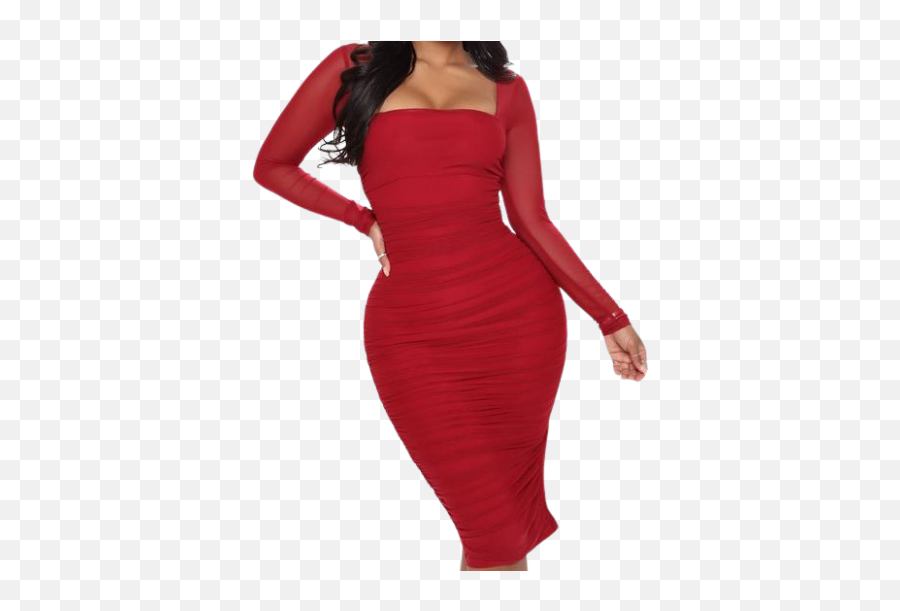 The Perfect Long Sleeve Dresses For - Knee Length Emoji,Way Too Much Emotion Jeans Fashion Nova