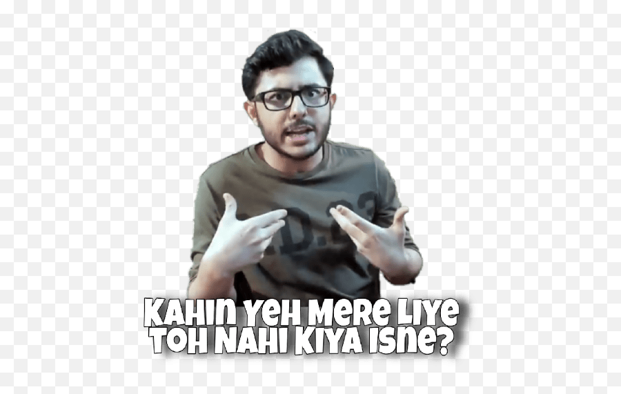 Carryminati - Photo Caption Emoji,Kya Yahi Pyar Hai Theme Letter Emoji