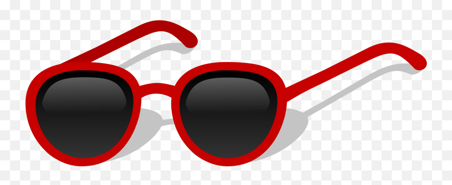 Sunglasses Shades Protection Sun - Clip Art Cartoon Glasses Emoji,Goggles Emoticon For Red Faced