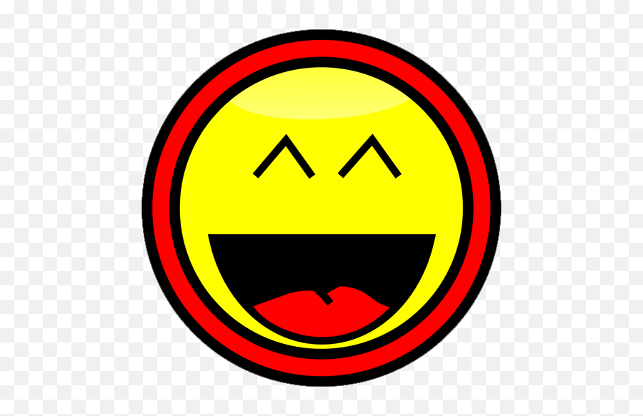 Privacygrade - Wide Grin Emoji,Squinty Eyes Open Mouth Smile Emoticon