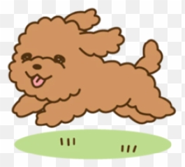 Telegram Sticker - Toy Dog Emoji,No Show Poodle Emoticon