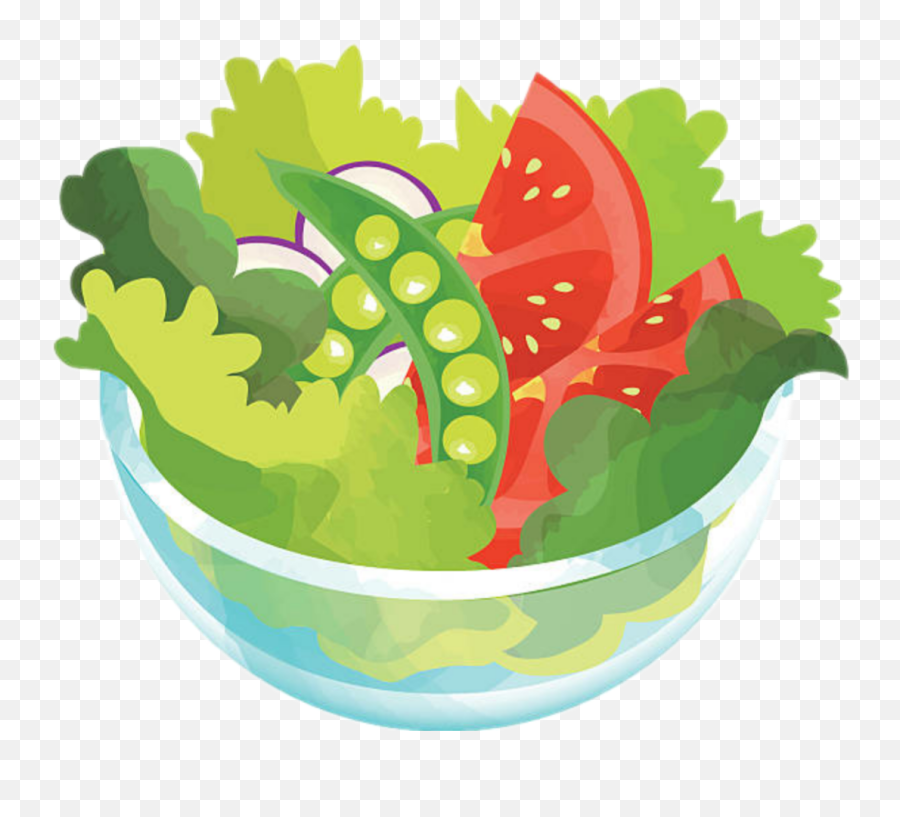 Salad Sticker Emoji,Salad Emoji