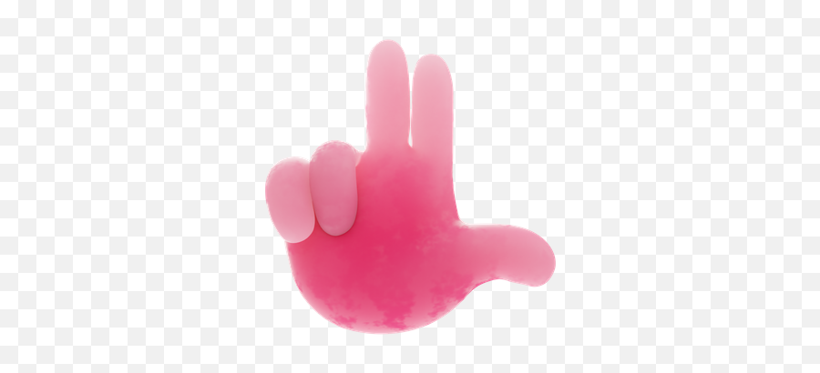 Download Hand Gesture 3d Illustrations Iconscout Emoji,Two Finger Point Emoticon