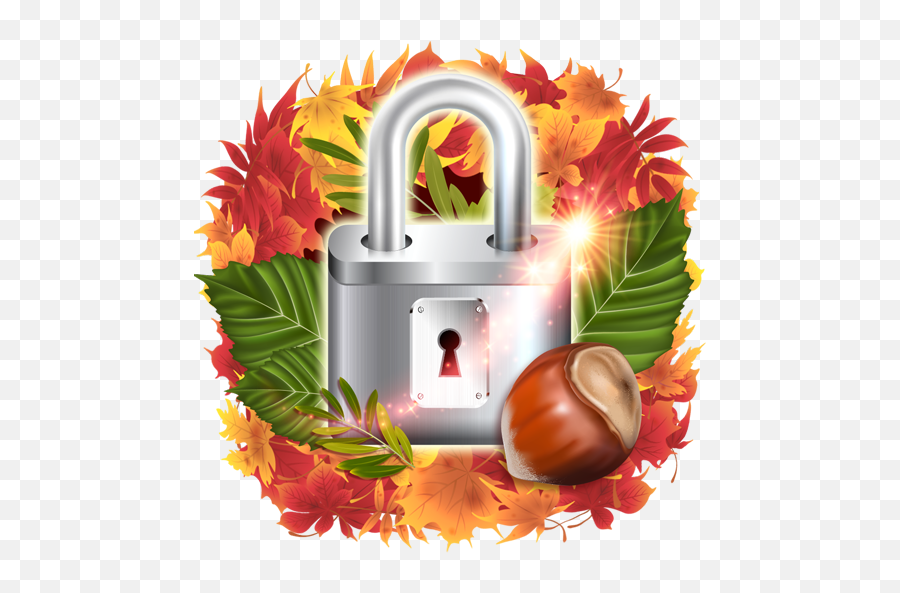 Autumn Theme Smart App Lock - Combination Lock Emoji,Emoji Locker Decorations