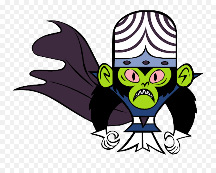 Mojo Jojo Is A Supervillain In The Cartoon Network Clipart - Mojo Jojo Powerpuff Girls Emoji,Powerpuff Girls Emoji