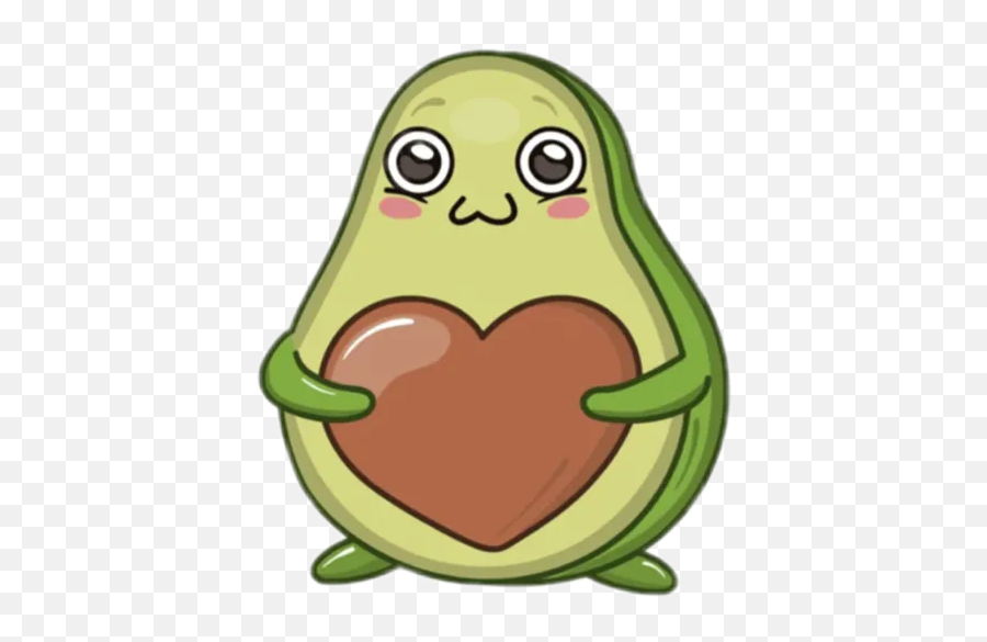 Avocado By Avocado - Sticker Maker For Whatsapp Emoji,Avacado Emoji