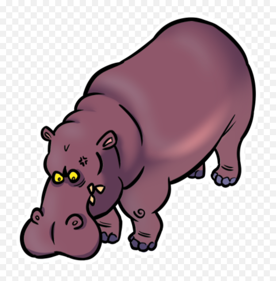 2 - Minute Token Editor Emoji,Purple Hippo Emoji