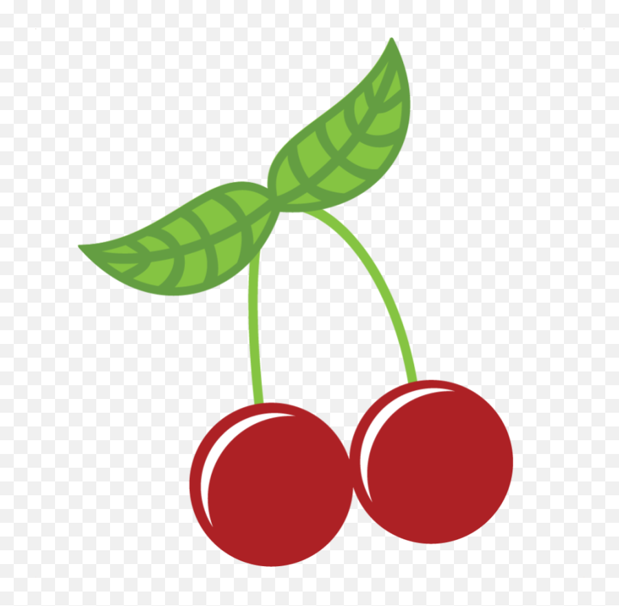 Cherries Svg File For Scrapbooking Cute Cvg Cuts For - Cute Cute Cherry Clipart Emoji,Cherry Emoji Png