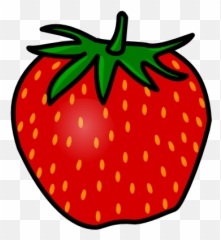 Strawberry Clipart Black And White Free Clipartpost - Clipartix Emoji,Strawberry Emoji On Transparent