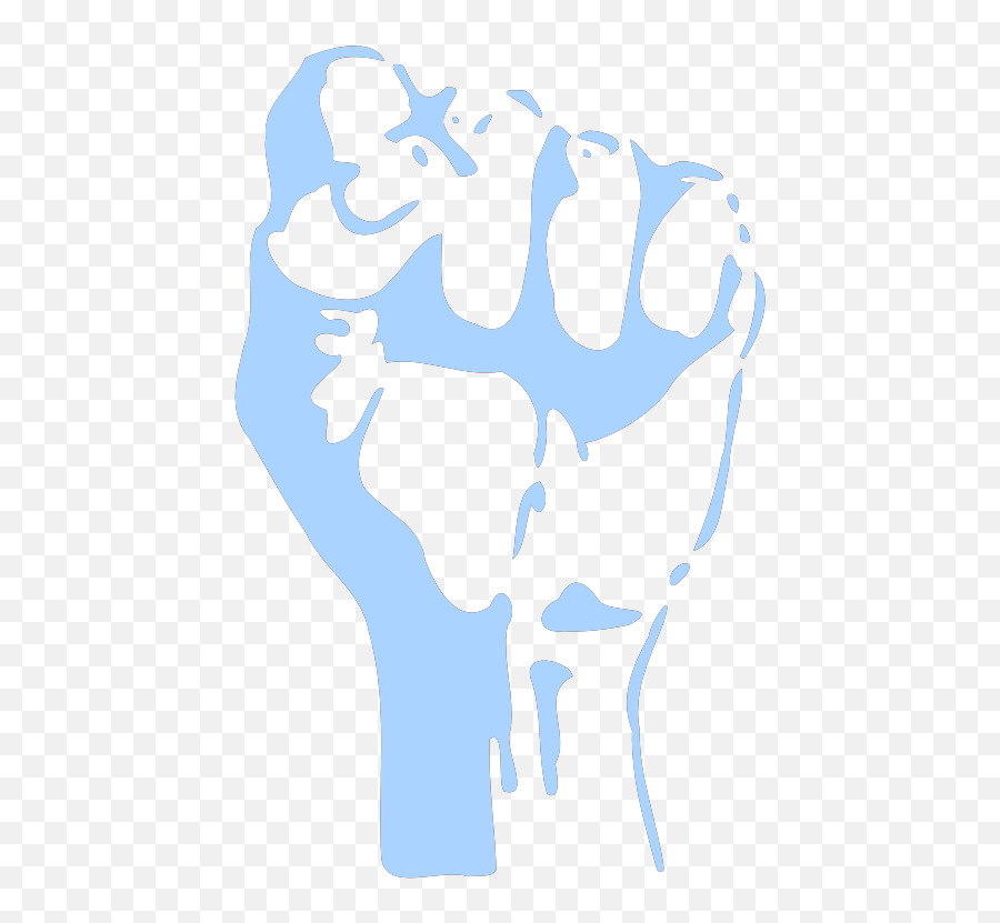 Fist Blue Png Svg Clip Art For Web - Download Clip Art Png Raised Fist Emoji,Rock Fist Emoji
