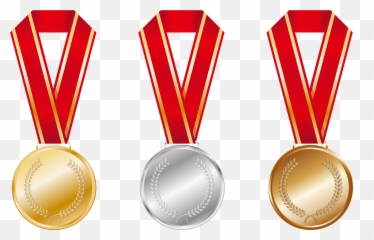 Gold Silver And Bronze Medals Clipart - Gold Silver Bronze Medal Clipart Emoji,Gold Medal Emoji