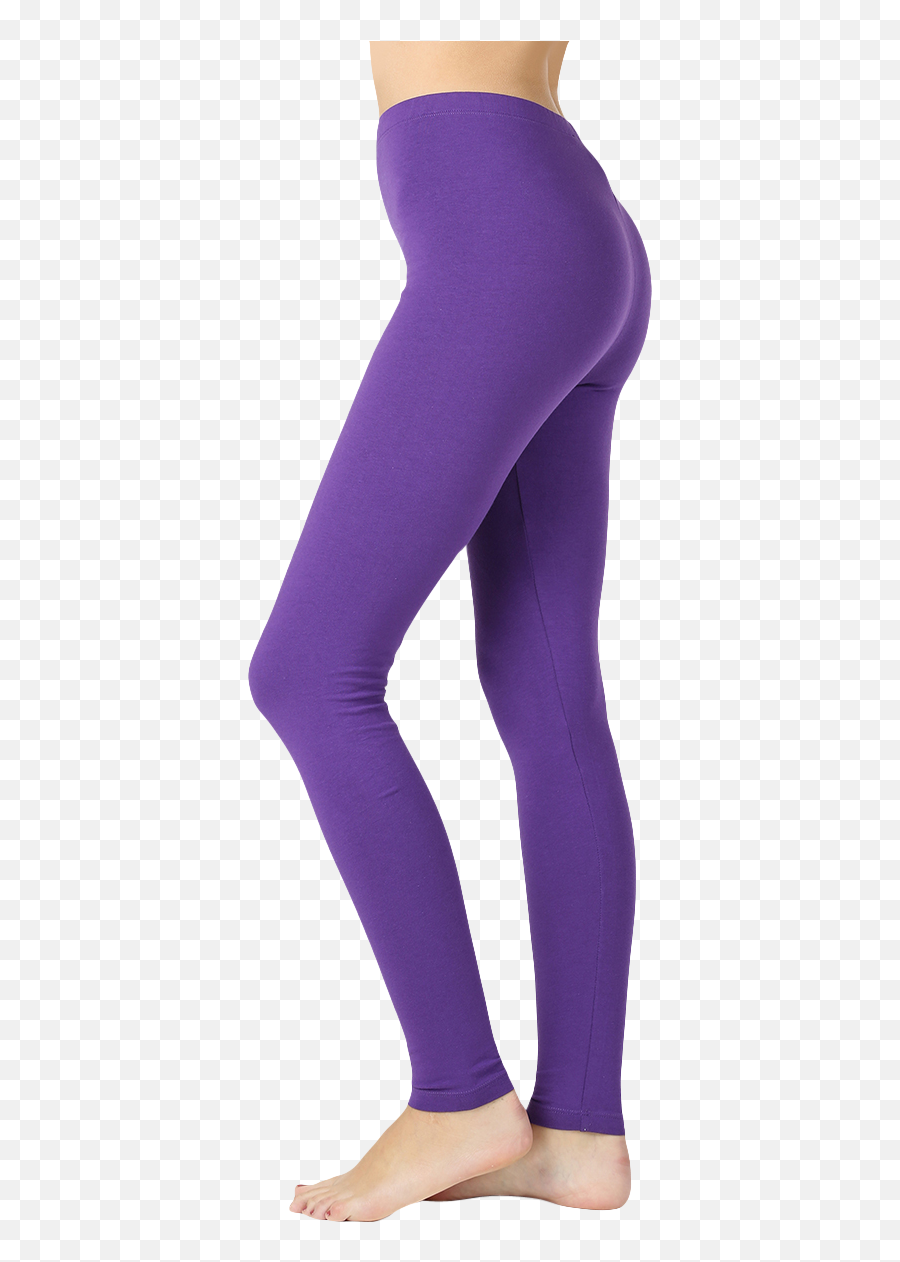 Women Premium Cotton High Waist Full - Short Leggins For Girl Size 14 Purple Emoji,Adult Emoji Leggings
