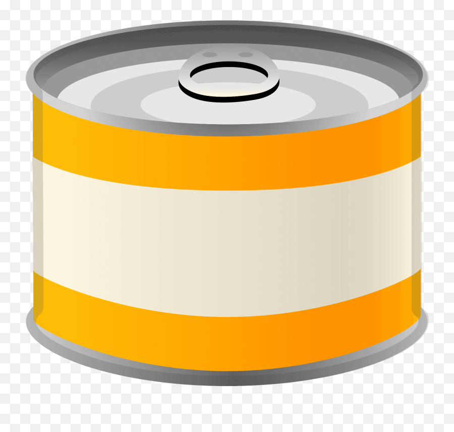 Canned Food Emoji Clipart - Sardines In Can Clipart,Pizza Roll Emoji