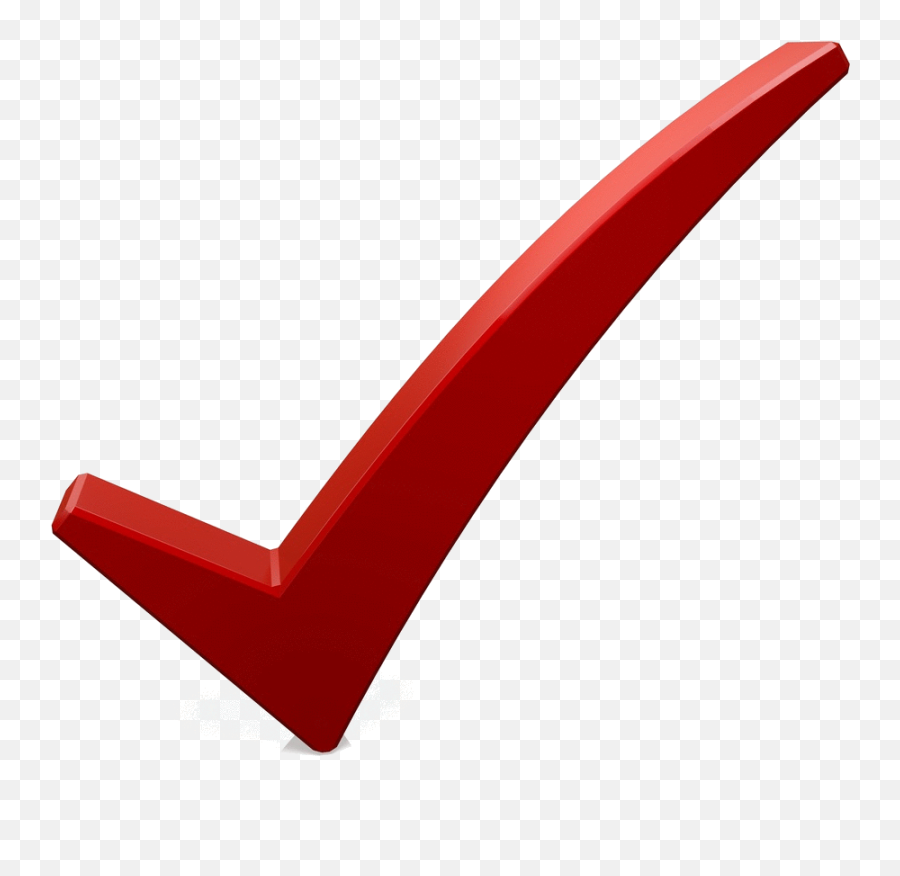 Checkmark Png - Red And White Checkmark Png Download Red Check Mark Png Emoji,Check Mark Emoji