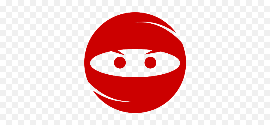 Red - Ninja Face Png Emoji,Ninja Emoji