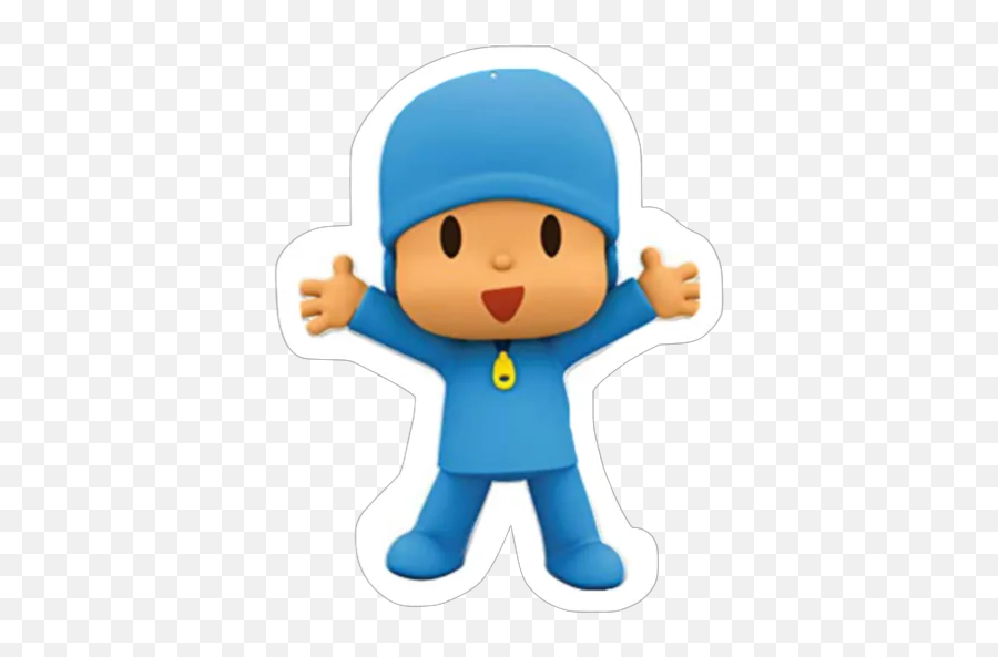 Sticker Maker - Pocoyo Stickers Pocoyo Png Emoji,Imagenes De Emojis Con Con Frases De Para Whatsapp