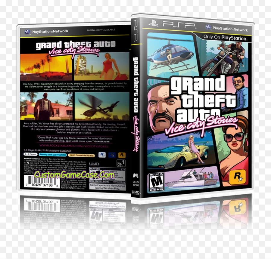 Grand Theft Auto Vice City Stories - Grand Theft Auto Vice City Stories Psp Cover Emoji,Grad Theft Auto 1 Without Emotion