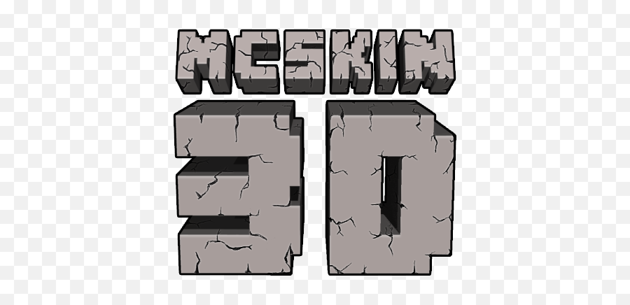 Mcskin3d V1 - Minecraft 3d Font Download Emoji,Where To Get Drawn Hd Emotions For Minecraft Images