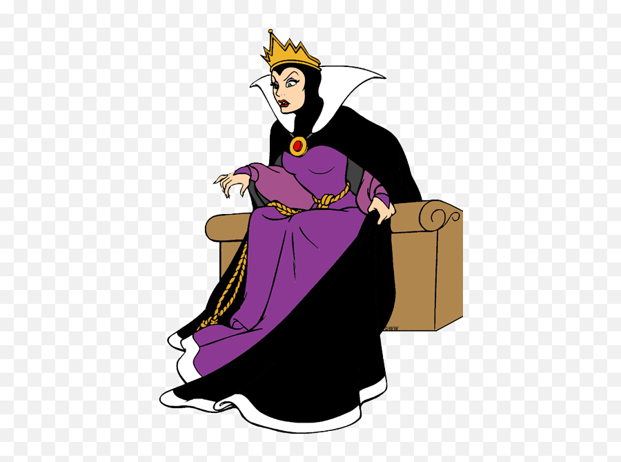 Evil Queen Maleficent Stepmother Queen - Disney Clip Evil Queen Emoji,Evil Witch Emoji