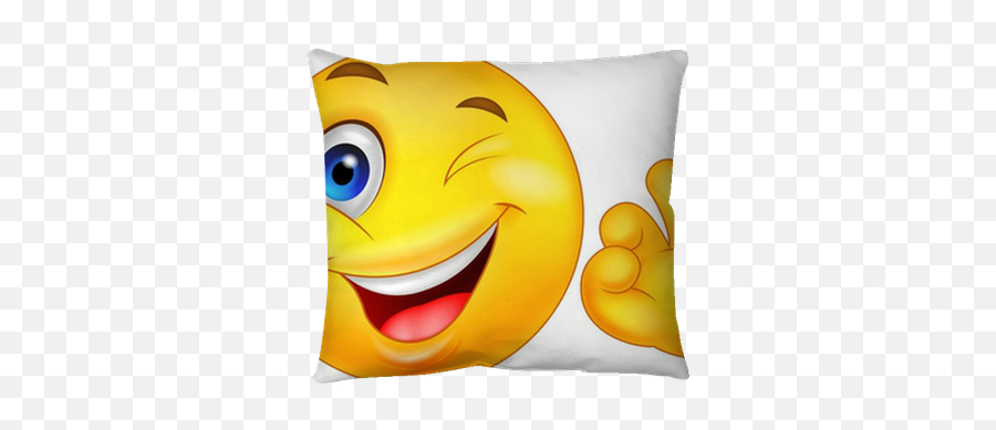 Smiley Emoticon With Ok Sign Throw Pillow U2022 Pixers U2022 We Live To Change - Happy Emoji,Throw Up Emoticon