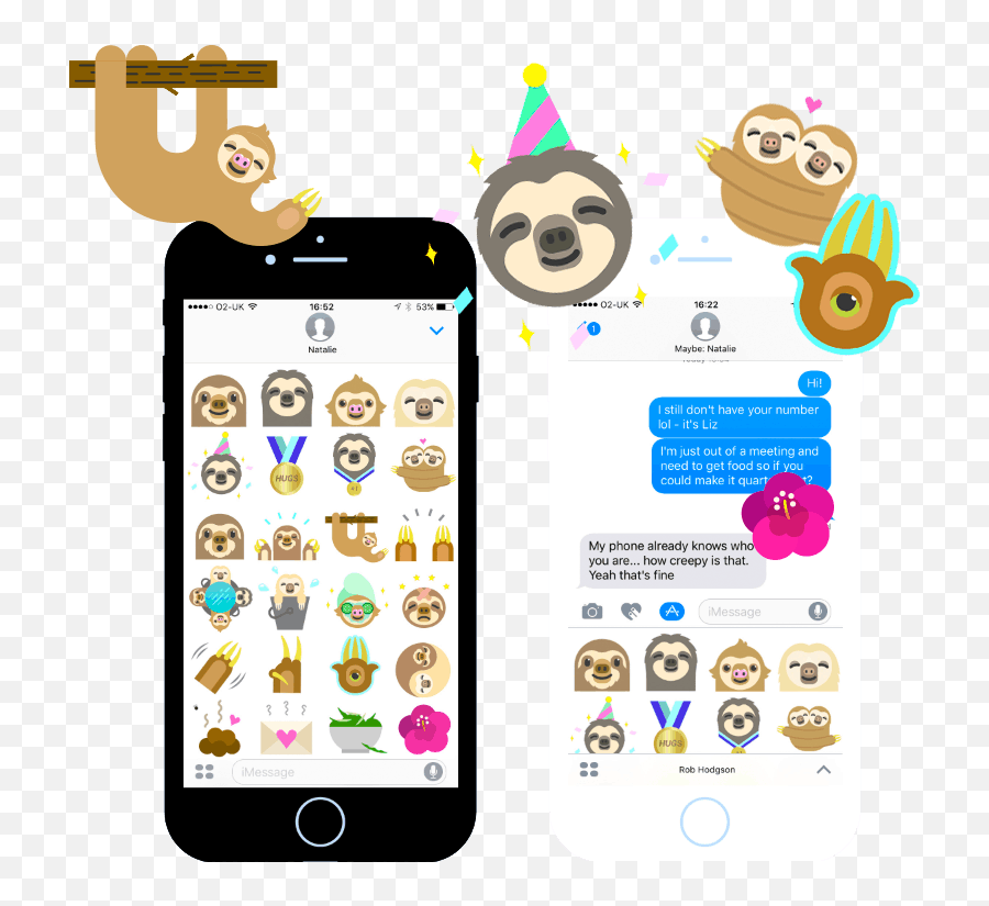 Slothville - Iphone Emoji,Ellen Emoji