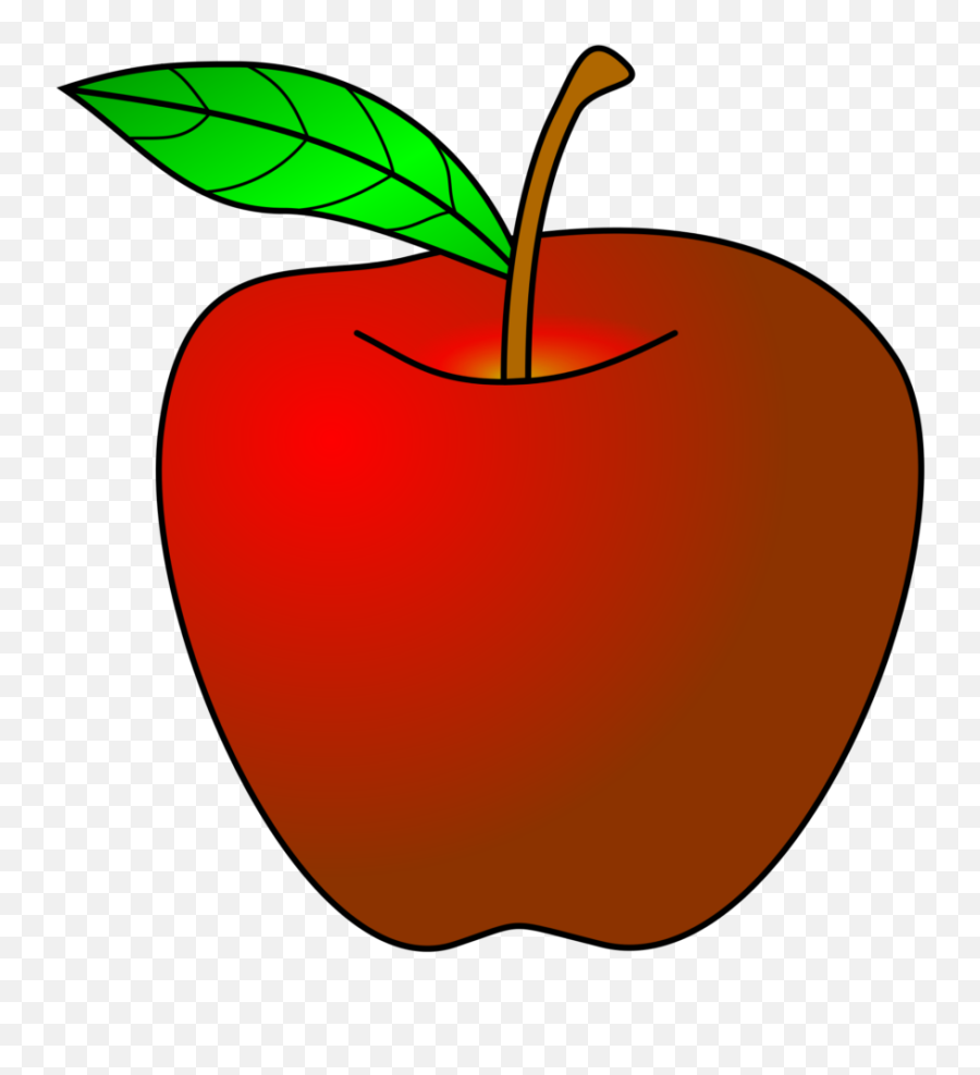 Red Apple Emoji Icon - Transparent Background Apple Clipart,Apple Fruit Emoji