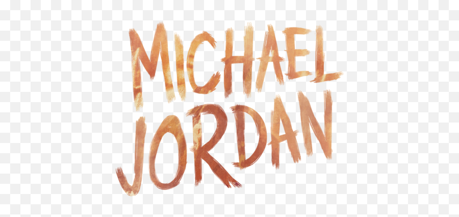 Michael Jordan Text Logo Transparent - Language Emoji,Michael Jordan Gold Emotion