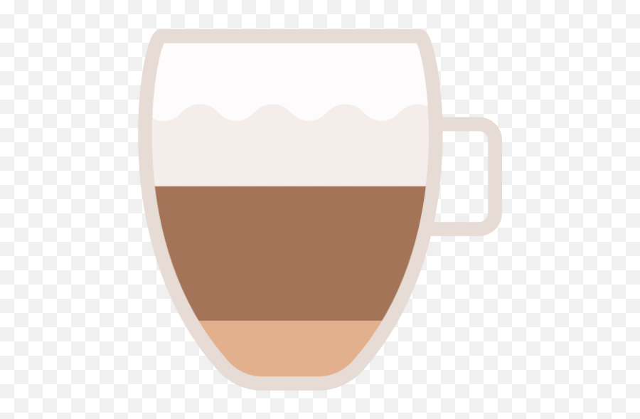 Coffee Latte Macchiato Free Icon Of - Latte Macchiato Icon Emoji,Latte Emoticon